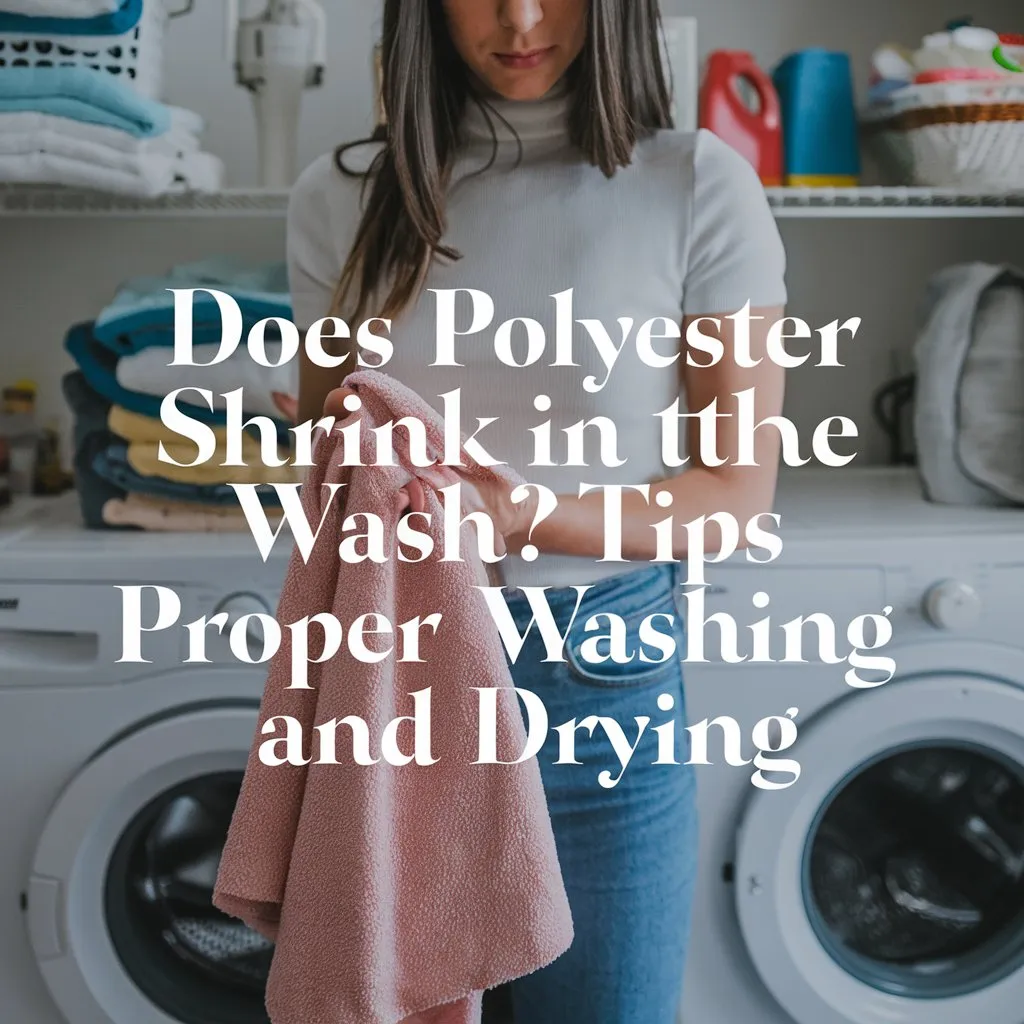 Does Polyester Shrink in the Wash? Tips for Proper Washing and Drying