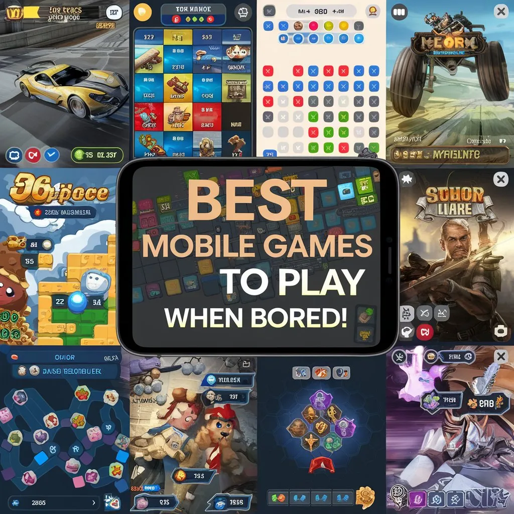 Best Mobile Games to Play When Bored