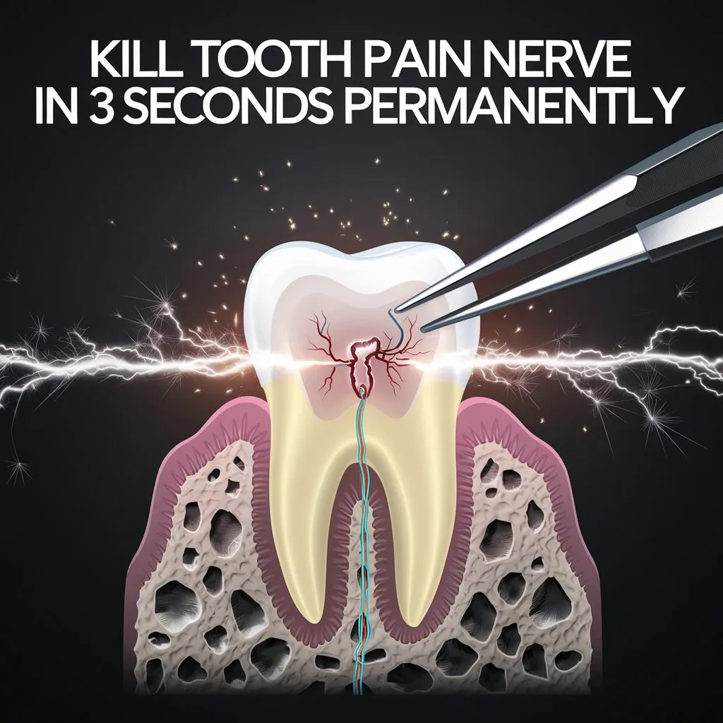 Kill Tooth Pain Nerve in 3 Seconds Permanently